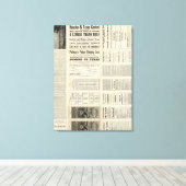 Toile Houston et Texas Central Railway via Texas 2 (Insitu (Plancher de Bois))