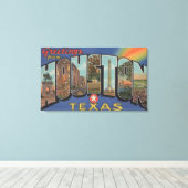 Toile Houston, Texas - Scènes de grandes lettres (Insitu (Plancher de Bois))