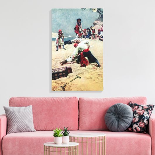 Toile Howard Pyle qui sera capitaine (Insitu(Salon))