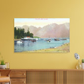 Toile Howe Sound Vue du vapeur Union à Bowen Island (Insitu(Salon))