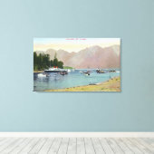 Toile Howe Sound Vue du vapeur Union à Bowen Island (Insitu (Plancher de Bois))