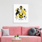 Toile Howlett Family Crest (Insitu(Salon))