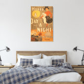 Toile Hoyt's A day and a night in New York City Play (Insitu(Chambre))