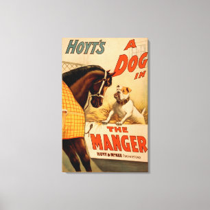 Toile Hoyt's A dog in the Manger Theatre Poster