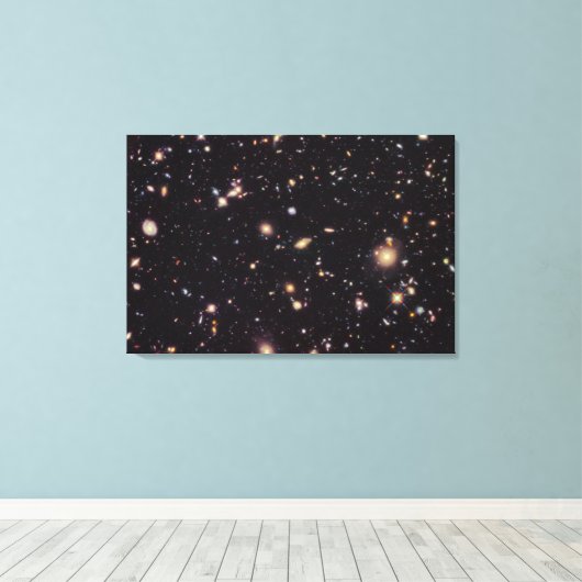 Toile Hubble Ultra Deep Field 2012 (Insitu (Plancher de Bois))