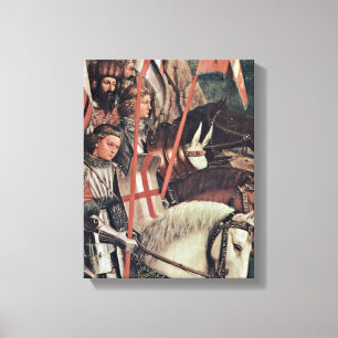 Toile Hubert van Eyck - le petit groupe juste de