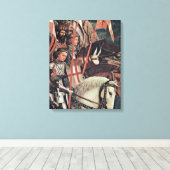 Toile Hubert van Eyck - Les Chevaliers Justes Détail (Insitu (Plancher de Bois))