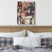 Toile Hubert van Eyck - Les Chevaliers Justes Détail (Insitu(Chambre))