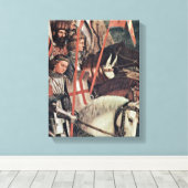 Toile Hubert van Eyck - Les Chevaliers Justes Détail (Insitu (Plancher de Bois))