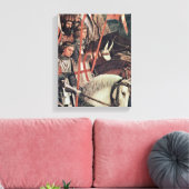 Toile Hubert van Eyck - Les Chevaliers Justes Détail (Insitu(Salon))