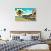 Toile Hug Point à Cannon Beach et Haystack Rock (Insitu(Chambre))