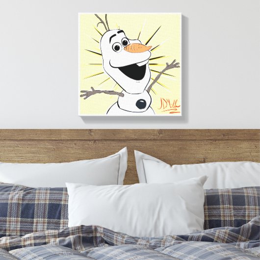 Toile Hugs Chauds Snowman Canvas Imprimer Mur Art (Insitu(Chambre))