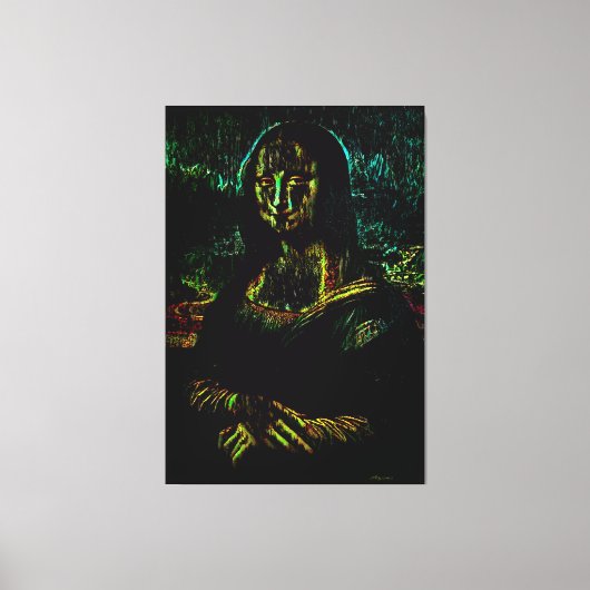 Toile Huile Mona Lisa (Recto)