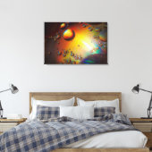Toile Huile sur l'eau (Insitu(Chambre))