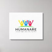 Toile Humanare Ensemble nous sommes heureux (Recto)