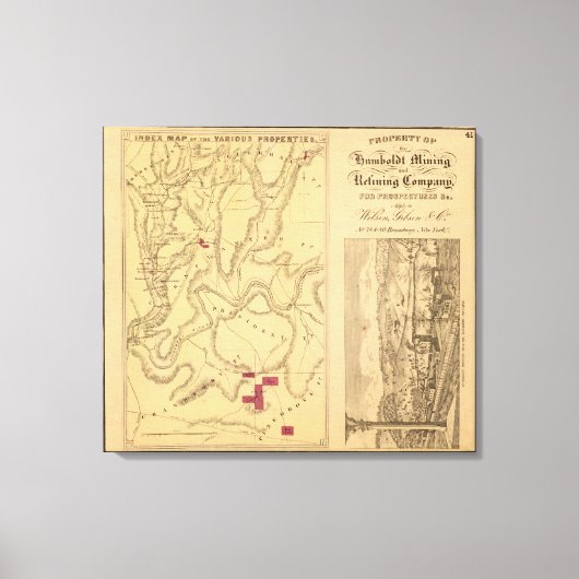 Toile Humboldt Mining & Ref Co (Recto)