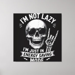 Toile Humour d'os décontracté