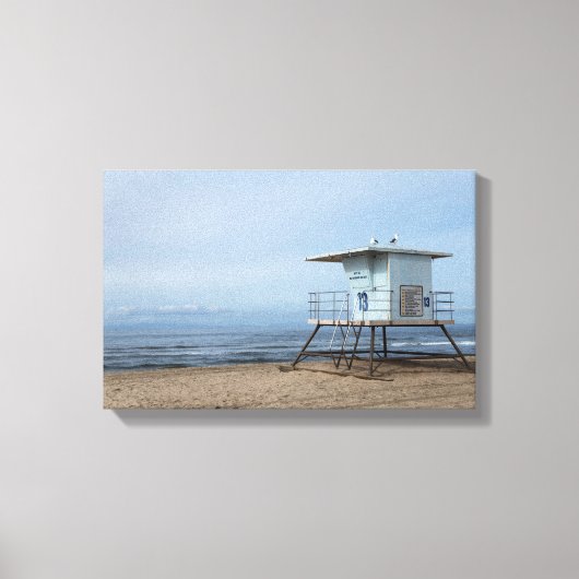 Toile Huntington Beach Lifeguard Post 13 (Recto)