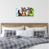 Toile Husky en hiver (Insitu(Chambre))