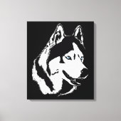 Toile Husky Imprimer Stretted Sibérien Husky Chig Canvas (Recto)