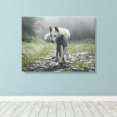 Toile Husky Sibérien Blanc (Insitu (Plancher de Bois))