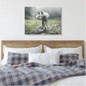 Toile Husky Sibérien Blanc (Insitu(Chambre))