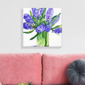 Toile Hyacinthes bleus (Insitu(Salon))