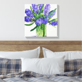 Toile Hyacinthes bleus (Insitu(Chambre))