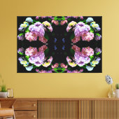 Toile Hydrangea garden, rose, bleu, purple floral (Insitu(Salon))