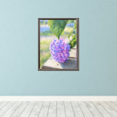 Toile Hydrangea Matin (Insitu (Plancher de Bois))