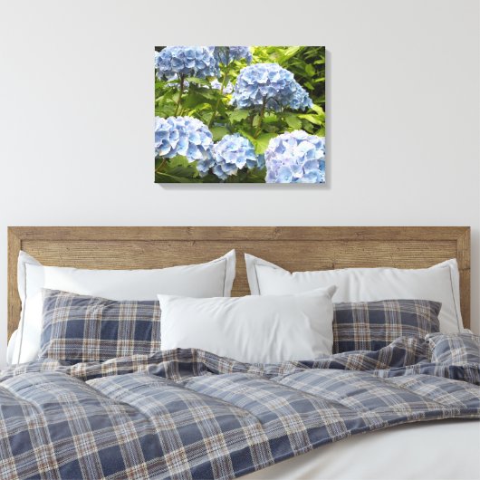 Toile Hydrangeas Bleu Profond (Insitu(Chambre))