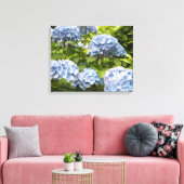 Toile Hydrangeas Bleu Profond (Insitu(Salon))