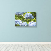 Toile Hydrangeas Bleu Profond (Insitu (Plancher de Bois))