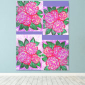 Toile HYDRANGEAS Premium Wrapped (Gloss) (Insitu (Plancher de Bois))