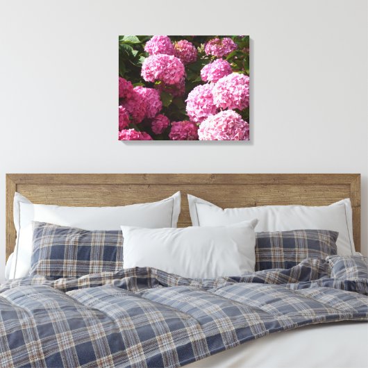 Toile Hydrangée rose (Insitu(Chambre))