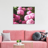 Toile Hydrangée rose (Insitu(Salon))