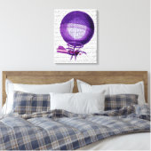 Toile Hydrogène Blanchard (violet) Ballon à air chaud 3 (Insitu(Chambre))