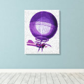 Toile Hydrogène Blanchard (violet) Ballon à air chaud 3 (Insitu (Plancher de Bois))