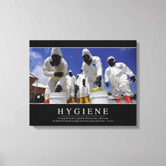 Toile Hygiène : Citation Inspirationnelle (Recto)