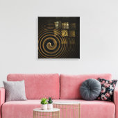 Toile Hypnose Abstrait Art Quad Canvas Imprimer (Insitu(Salon))
