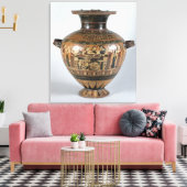 Toile Hyure à silhouette noire (Insitu(Salon))