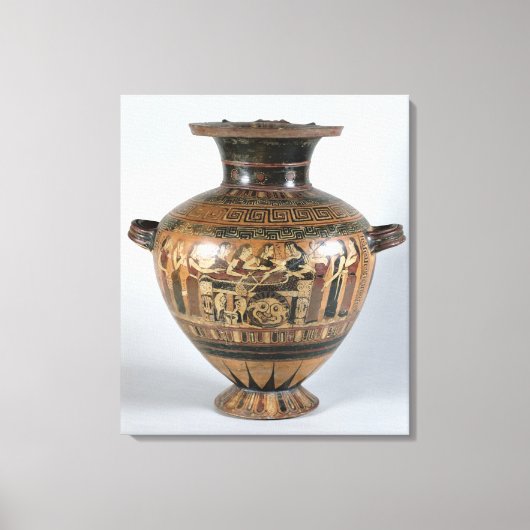 Toile Hyure à silhouette noire (Recto)