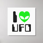 Toile I Alien Heart UFO (Recto)
