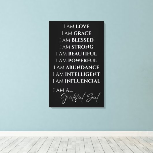 Toile I AM Canvas (Insitu (Plancher de Bois))