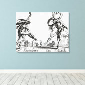 Toile I Balli de Spessanei ou Le Grande Chasse (Insitu (Plancher de Bois))