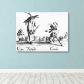 Toile I Balli de Spessanei ou Le Grande Chasse (Insitu (Plancher de Bois))