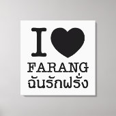 Toile I Black Heart (Amour) Farang (Recto)
