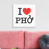 Toile I Heart (Amour) Pho (Insitu(Salon))