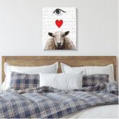 Toile I Heart Ewe (Insitu(Chambre))