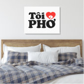 Toile I Heart (Love) Pho (Tôi PHỞ) (Insitu(Chambre))